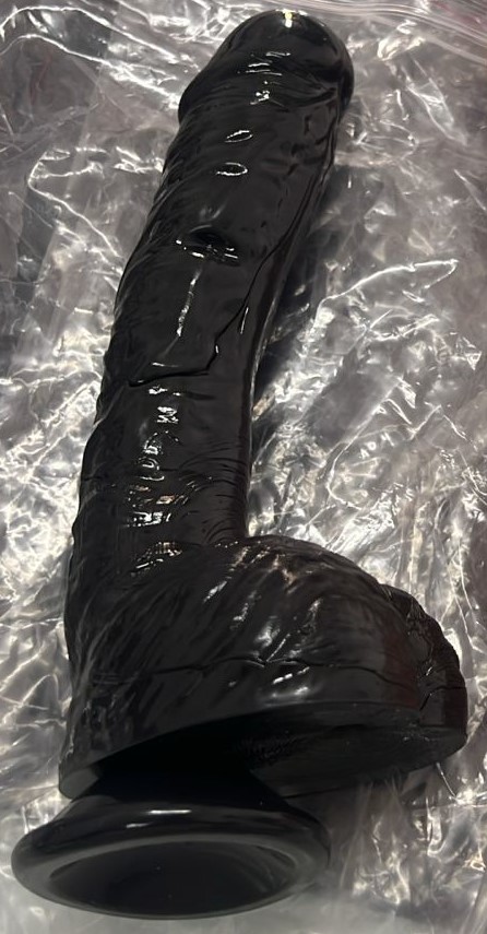 Women For-C Dildo Big Crock Wall Mount Black