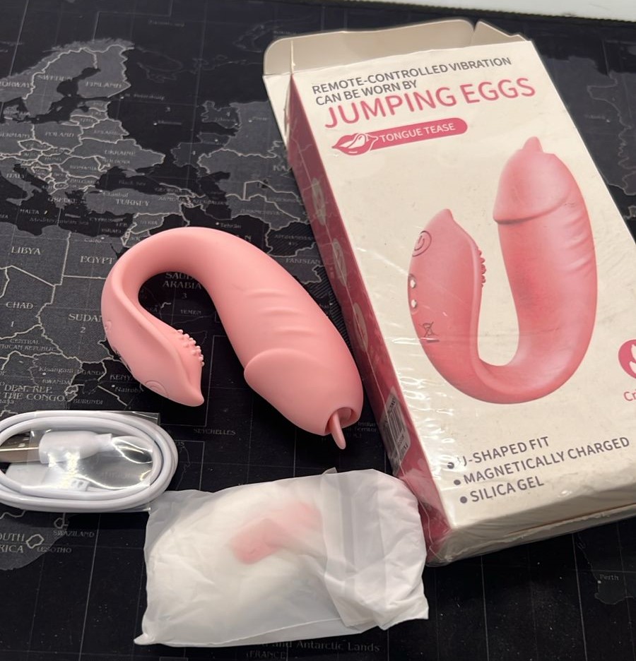 Tongue Tease Jumping Eggs Remote Control Vibration
