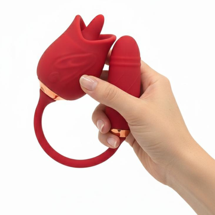 Lips Sucking And Jumping Egg Vibrators 2 In 1