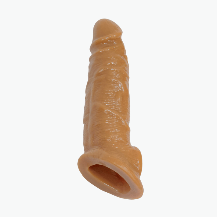 Men Penis Reusable Condom Penis Boll Adjust Hole