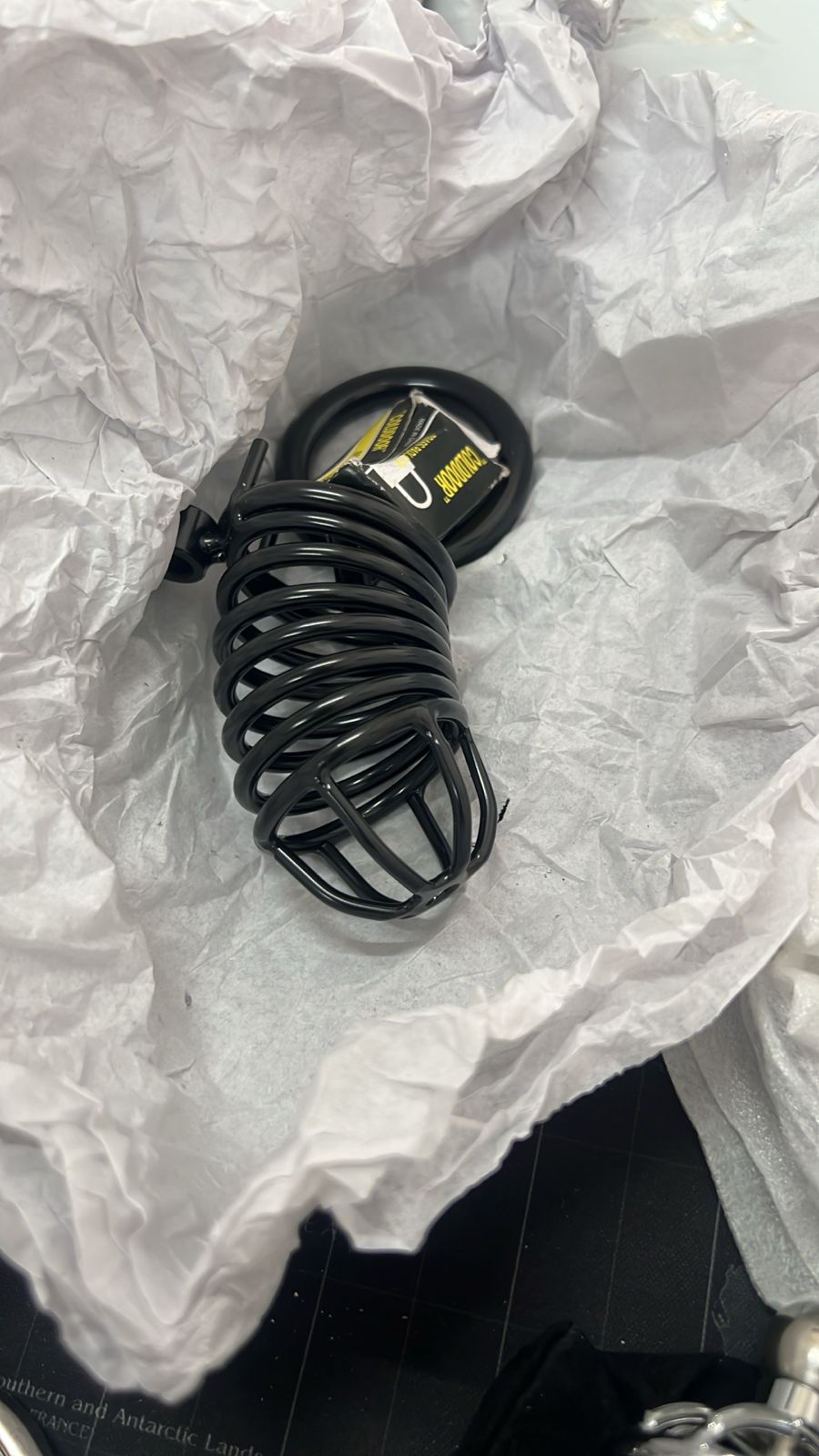 Birdcage Metal Black Men Chastity