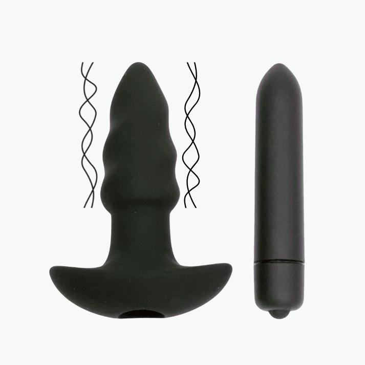 Bullet Butt Plug 10+ Vibrators Modes For Women