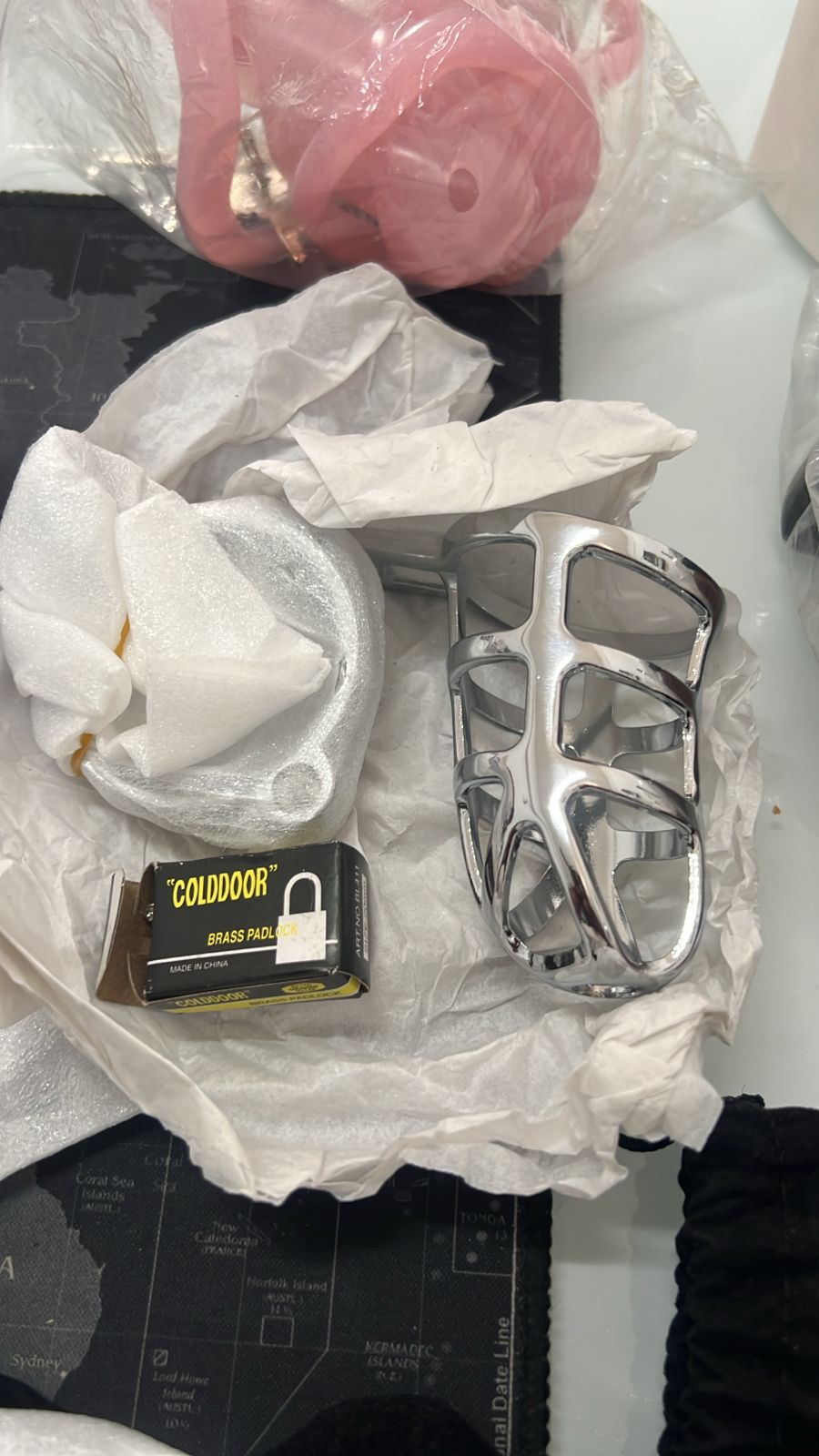 Premium Steel Men Chastity Lock